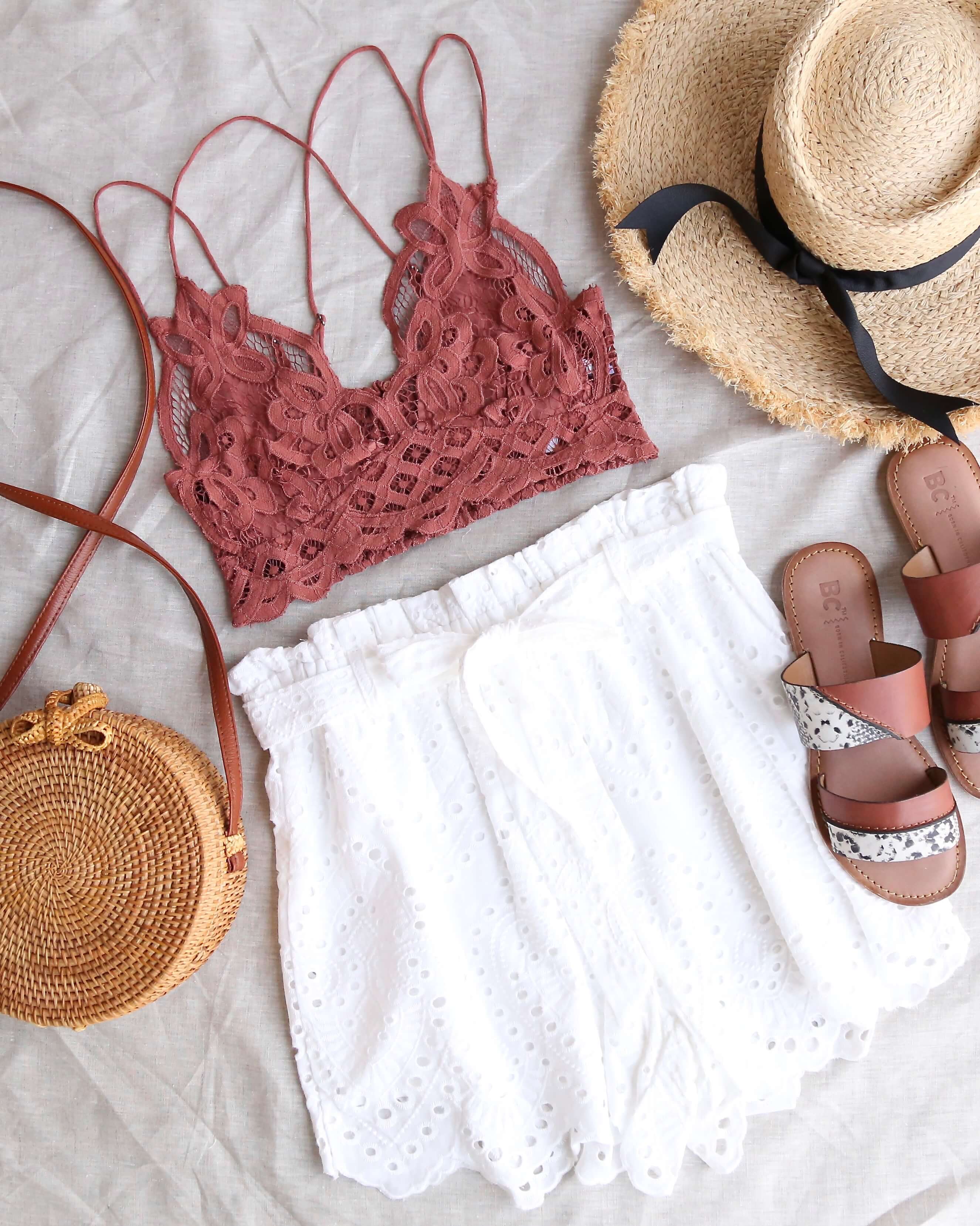 Everly_-_Eyelet_Shorts_with_Belt_in_White_1