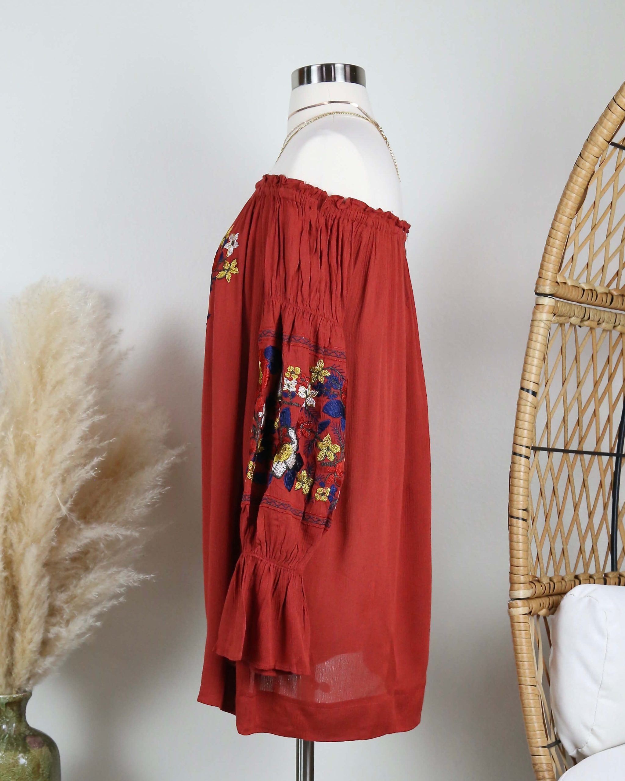 OfftheShoulderEmbroideredDressinRUST3